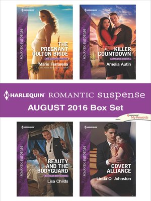 cover image of Harlequin Romantic Suspense August 2016 Box Set